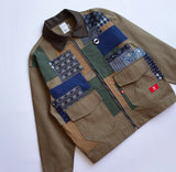 Sample patchwork worker jacket