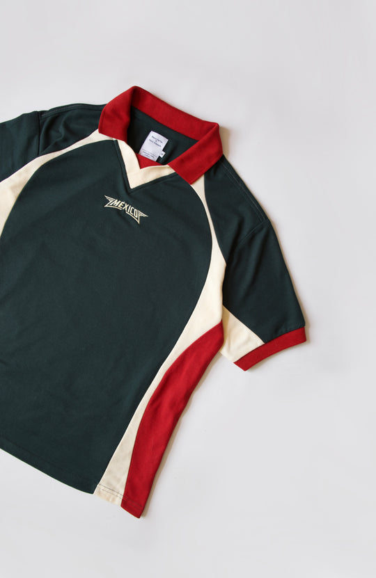 Polo México vintage  verde