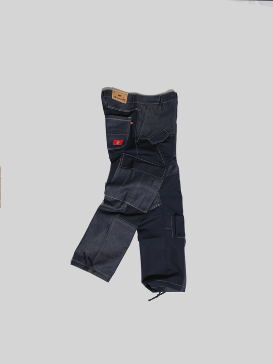 Pantalón Patchwork Blue