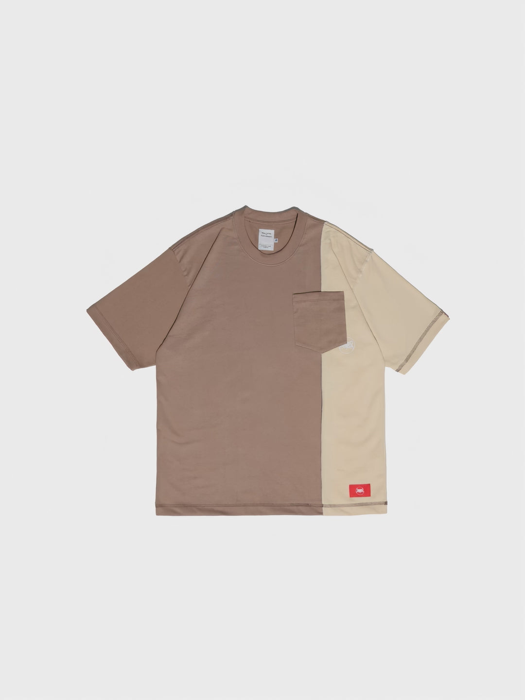 Reconstructed Khaki Tee