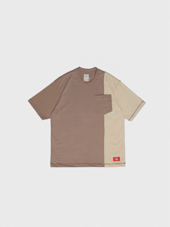 Reconstructed Khaki Tee